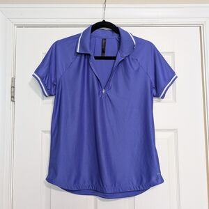 Mondetta purple golf shirt